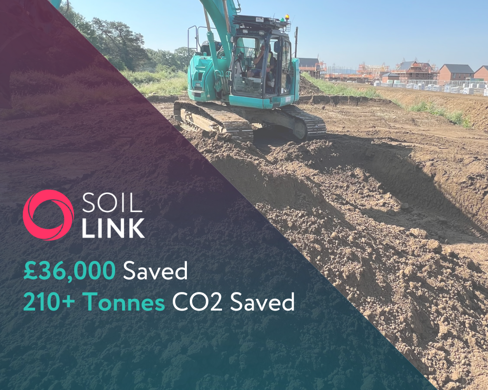 Case Study: Residential Developer saves £36,000 and over 210 tonnes CO2 emissions with Soil Link